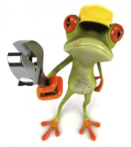 Frog_with_wrench